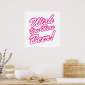 ビールだったらよかったのに！ ポスター (キッチン)