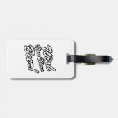 ビールだったらよかったのに！ ラゲッジタグ (裏面横)