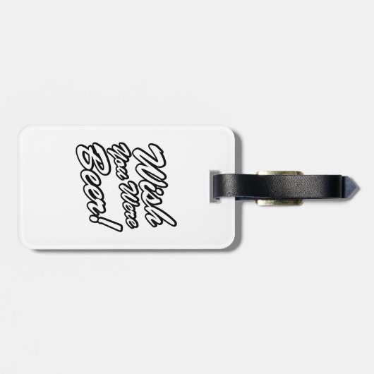 ビールだったらよかったのに! ラゲッジタグ (裏面横)