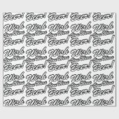 ビールだったらよかったのに! ラッピングペーパー (フラット)