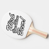 ビールだったらよかったのに！ 卓球ラケット (横)