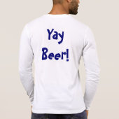 ビールだ！ Tシャツ (裏面)