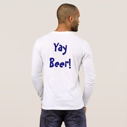 ビールだ! Tシャツ (裏面フル)