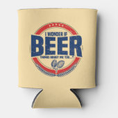 ビールって私のことを考えてるのかな 缶クーラー (正面)