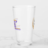 「ビールって・・・」モノグラム タンブラーグラス (左)