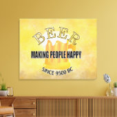 ビールづくりで人を幸せに キャンバスプリント (インサイチュ (リビング))