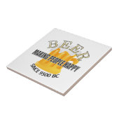 ビールづくりで人を幸せに タイル (側面)