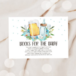 ビールづくりビールとボトル少年を素朴連れて エンクロージャーカード