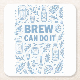 ビールでできる スクエアペーパーコースター