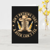 ビールではカントリービールFが決まらない カード (黄色い花)