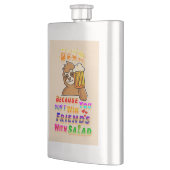 ビールで友達を獲得する フラスク (左)