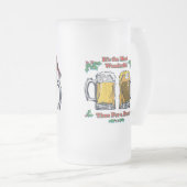 ビールで最高の時間 フロストグラスビールジョッキ (正面右)