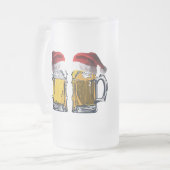 ビールで最高の時間 フロストグラスビールジョッキ (正面左)