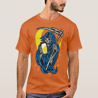 ビールで死神 Tシャツ