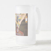 ビールとつま先 フロストグラスビールジョッキ (正面右)