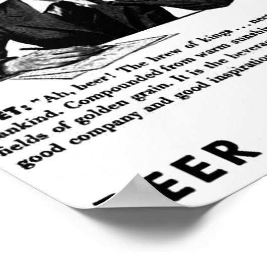 ビールとは ポスター (角)