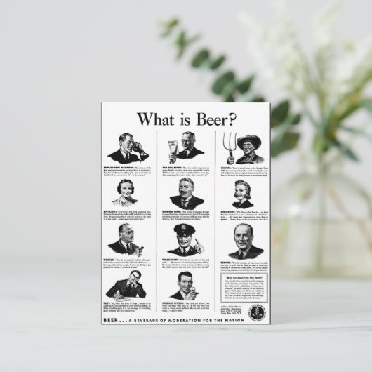 ビールとは ポストカード (スタンド正面)