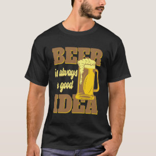 ビールとアルコールは常に良いアイディアプルオーバーH Tシャツ