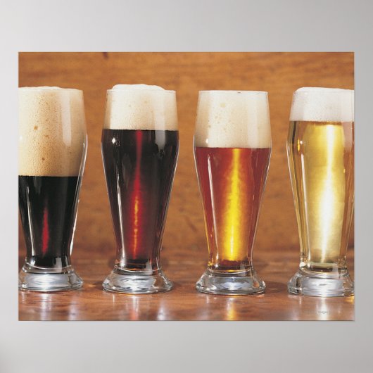 ビールとエールの盛り合わせ ポスター (正面)