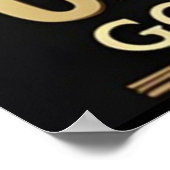 ビールとキャンプは一緒に行く ポスター (角)