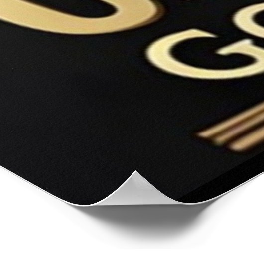 ビールとキャンプは一緒に行く ポスター (角)