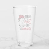 ビールとクリスマス応援で燃料を供給 タンブラーグラス (裏面)