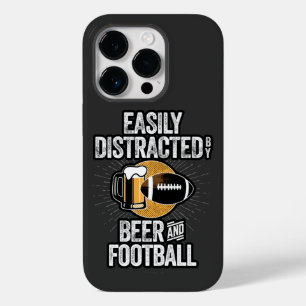 ビールとサッカーのケースメイトiに容易に気を散らす Case-Mate iPhone 14 proケース