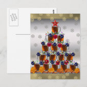 ビールとチップ ポストカード (正面/裏面)