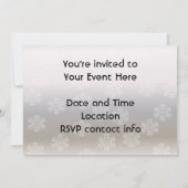 ビールとチップ 招待状 (裏面)