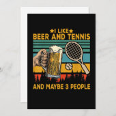 ビールとテニスが好きで、3人くらいいおもしろい。 セーブザデート (正面/裏面)