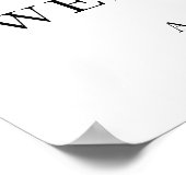 ビールとハンバーガーのベビーシャワー ポスター (角)