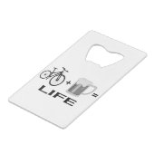 ビールとバイク！ クレジットカード栓抜き (裏面アングル)