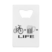 ビールとバイク！ クレジットカード栓抜き (裏面)