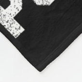 ビールとビリヤードを飲むプおもしろいールキュー フリースブランケット (角)