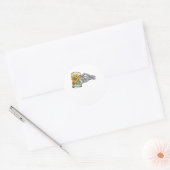 ビールとビーチ ラウンドシール (封筒)