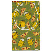 ビールとピザ好き スモールペーパーバッグ (裏面)