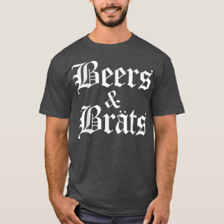 ビールとブラッツ、この季節、ドイツ語T Tシャツ