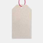 ビールとボトル赤ちゃんシャワー緑ありがとう ギフトタグ (裏面)