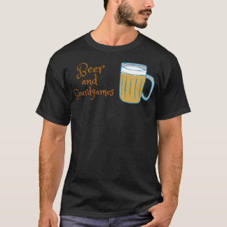 ビールとボードゲーム Tシャツ