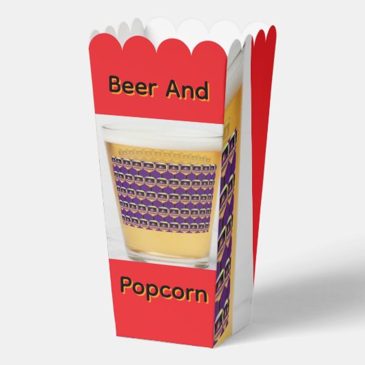ビールとポップコーン フェイバーボックス (正面)