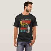 ビールと一緒に飲つるみたい縁ど Tシャツ (正面フル)