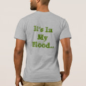 ビールと戦い… Tシャツ (裏面)