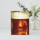 ビールと泡 ポストカード (スタンド正面)