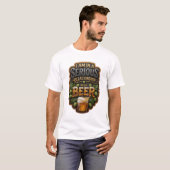 ビールと真剣な交際中 Tee Tシャツ (正面フル)