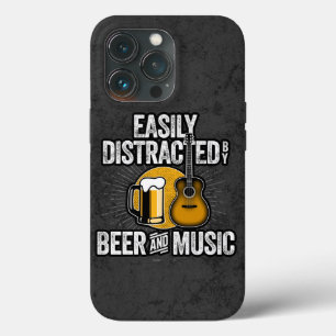 ビールと音楽のケースメイトiPhoに簡単に気を散らす iPhone 13 Proケース