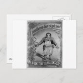 ビールと食事 1887 ポストカード (正面/裏面)