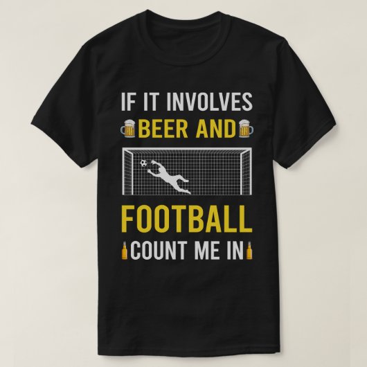 ビールと Tシャツ (デザイン正面)