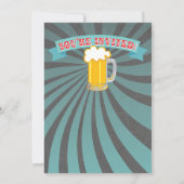 ビールとBBQパーティー カップルシャワーの招待状 招待状 (裏面)