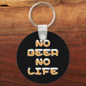 ビールなしライフキーチェーン キーホルダー (正面)