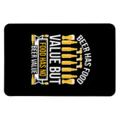 ビールには栄養がある 誕生日 マグネット (横)